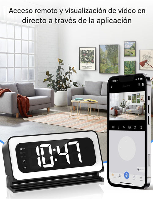 Reloj Cámara Vigilante