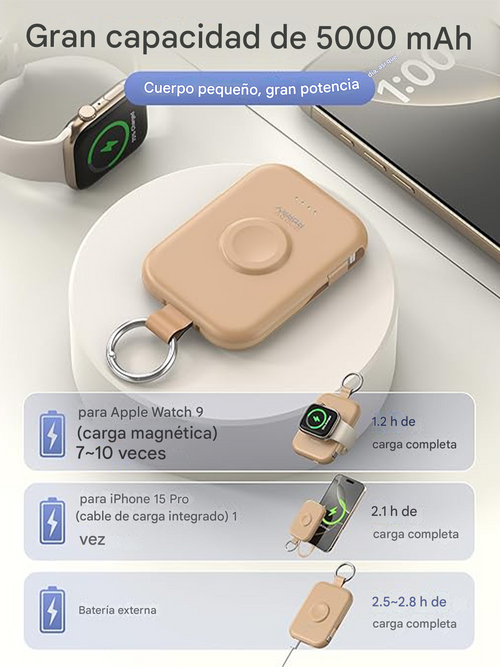 Cargador portátil llavero